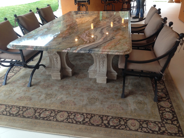 "Fascination Quartzite" custom made dinning table